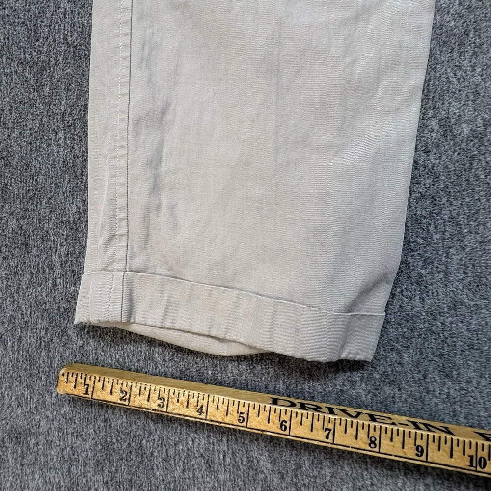 Brooks Brothers 1818 Fitzgerald Linen Blend Pants Mens‎ 35X27 Tessuti di Sondrio